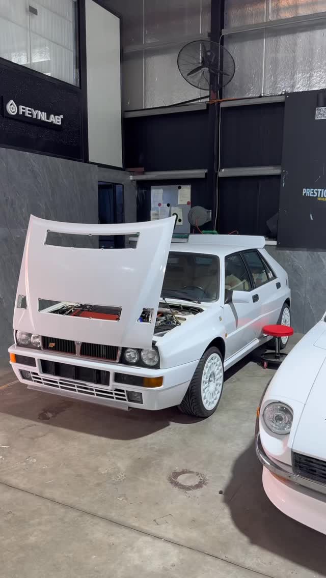 Lancia Delta Integrale no atelier RetroGarage